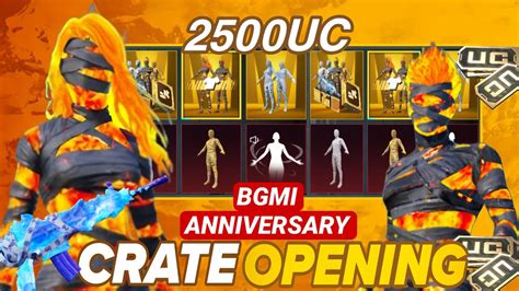 BGMI ANNIVERSARY CRATE OPENING MUMMY M416 NEW MUMMY SET CRATE