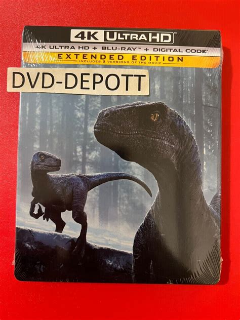 Jurassic World Dominion Limited Edition Steelbook K Uhd Blu Ray