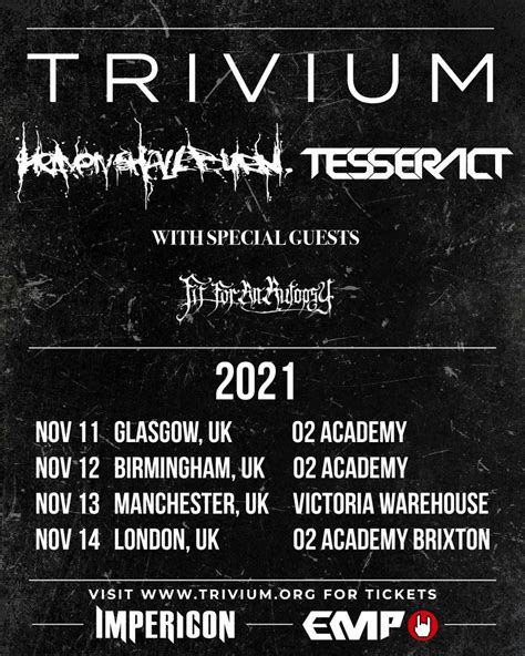 Trivium announce UK tour for 2021 — Kerrang!