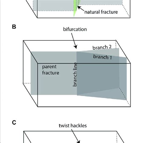 Schematic Block Diagrams Of Fracture Morphological Features Observed