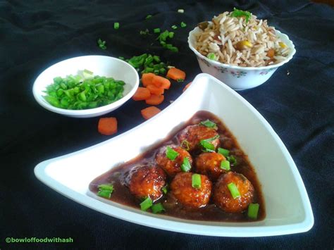 Bowl Of Food With Ash: Veg Manchurian Recipe | How to make Veg Manchurian