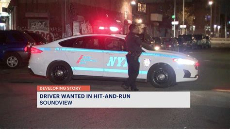 Nypd Man Struck By Vehicle In Soundview Ave Hit And Run