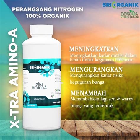 Sri Organik Xtra Amino Baja Foliar Acid Amino Amino Acid