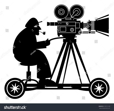 Camera Man Vector Illustration Stock Vector (Royalty Free) 135151109 ...