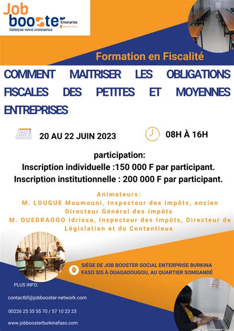 Formation En Fiscalite Maitriser Les Obligations Fiscales Des Petites