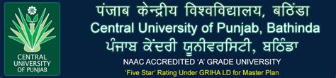 Welcome To Central University Of Punjab Bathinda