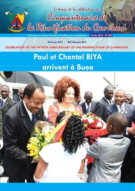 Paul biya cameroun le temps de la célébration du cinquantenaire de