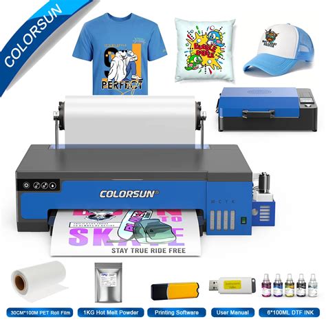 Colorsun Impresora A Dtf M Quina De Impresi N De Camisetas Bolsas Con