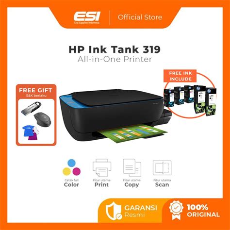 Jual Hp Ink Tank 319 All In One Printer Z6z13a Shopee Indonesia