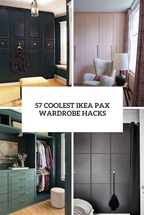 Coolest Ikea Pax Wardrobe Hacks Shelterness