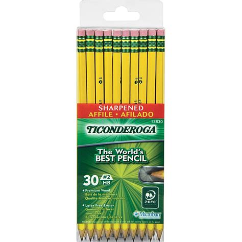 30ct Ticonderoga Pencils Ready Set Start