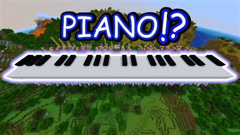 I Created The Biggest Working Piano In Minecraft Youtube