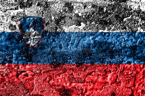 Grunge Slovenia Flag Stock Illustrations Grunge Slovenia Flag