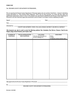 Fillable Online Short Form Pdf Broome County Fax Email Print