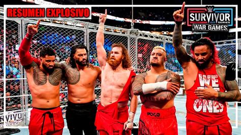 Wwe Survivor Series War Games 2022 Resumen Explosivo Youtube