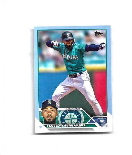 2023 Topps Update TEOSCAR HERNANDEZ Father S Day Blue Card 50