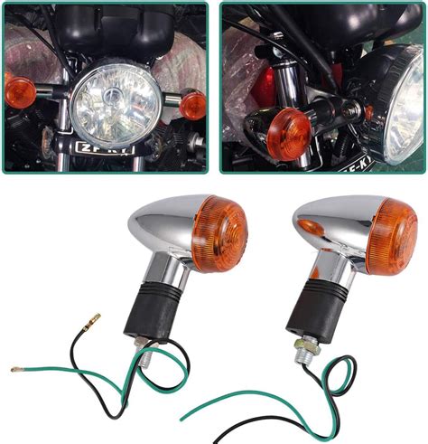 Innoglow Luces Intermitentes Para Motocicleta Cromadas Y Delanteras