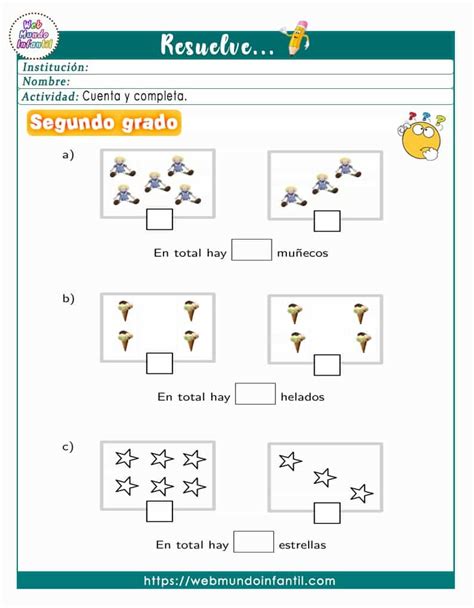 Ejercicios De Razonamiento Matematico Segundo Grado De Primaria