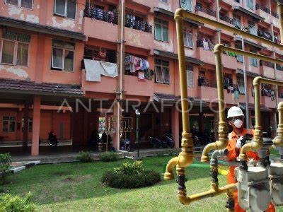 Target Pembangunan Jaringan Gas Rumah Tangga Antara Foto