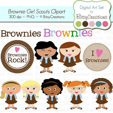 Brownies Girl Scouts Clip Art