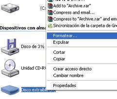 Ensamblar Equipo De Computo FORMATEAR DISPOSITIVOS DE ALMACENAMIENTO