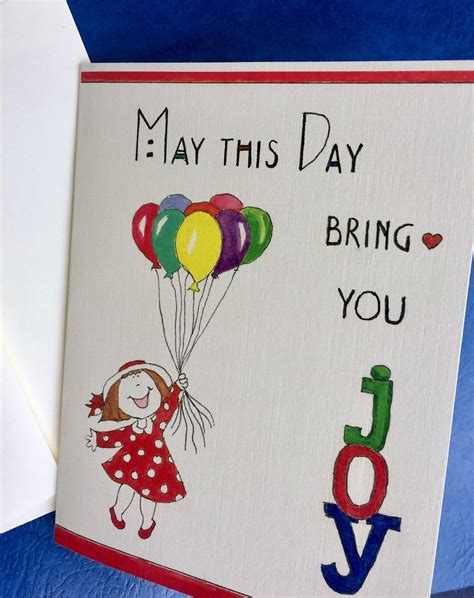 May This Day Bring You Joy A Set Of Cards With Matching Etsy