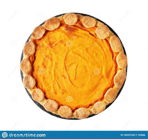 Pastel De Calabaza Tradicional Foto De Archivo Imagen De Dulces Alimento 164337242