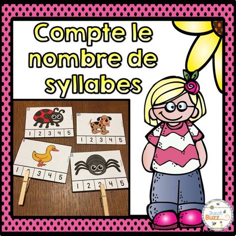 Les Syllabes Compte Les Syllabes 60 Cartes