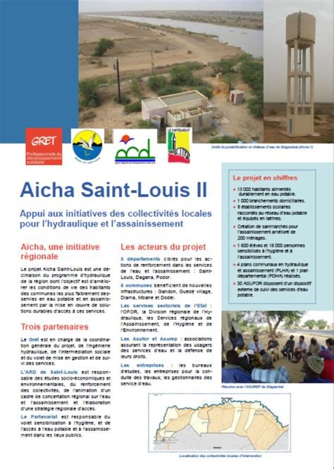 Biblio Lettre d information Aicha Saint Louis Sénégal II Appui aux