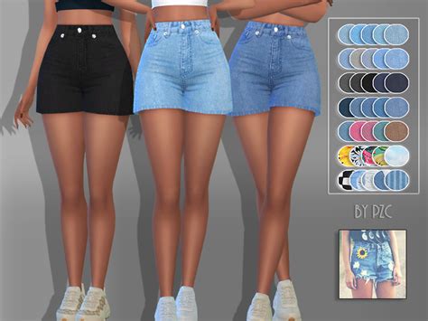 Sims 4 Cc Ripped Jean Shorts