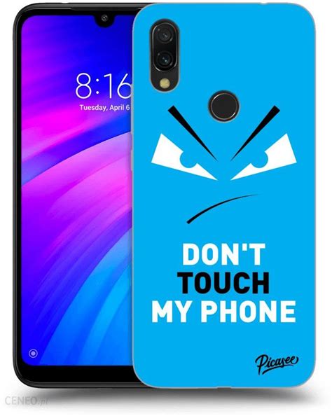 Silikonowe Prze Roczyste Etui Na Xiaomi Redmi Evil Eye Blue