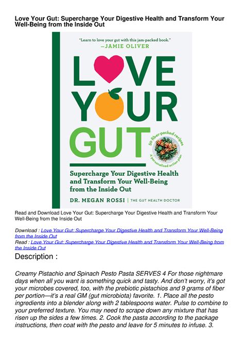 Get [pdf] Download Love Your Gut Supercharge Your Digestive Health And Transform Your Well