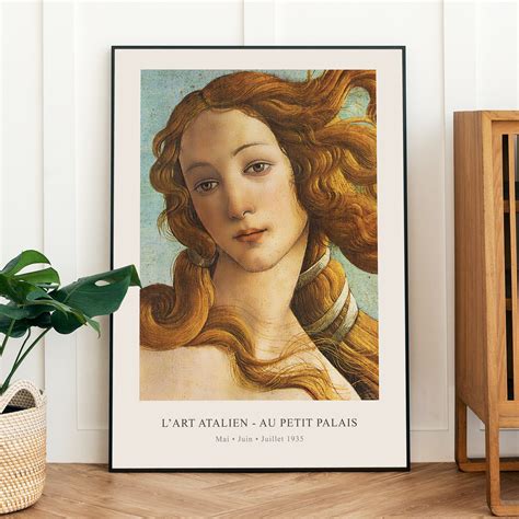 The Birth Of Venus Poster Print Digital Download Etsy