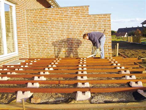 Holzterrasse Unterkonstruktion Selber Bauen Eine Anleitung