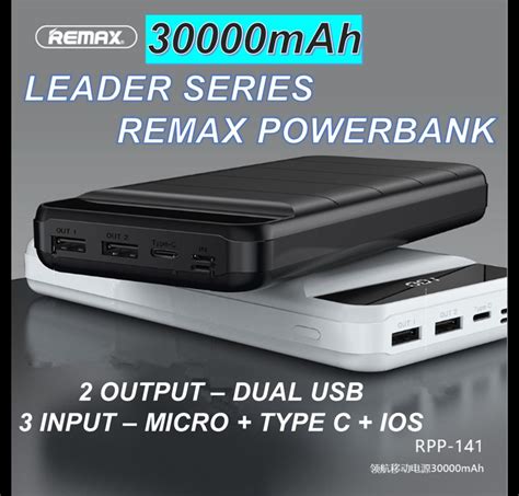 Remax Powerbank Mah Remax Leader Powerbank Rpp Car