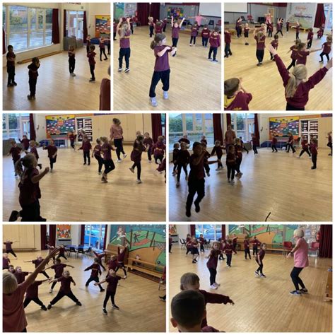 Dance In Year One Hillside Primary School Baddeley Green Staffordshire