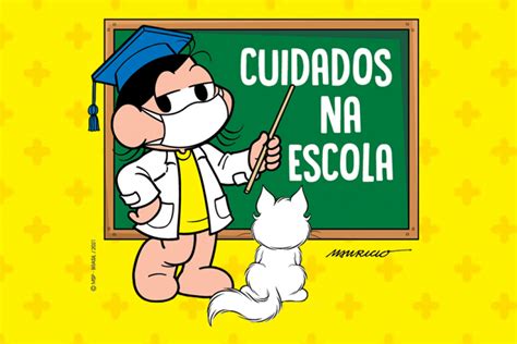 Turma Da M Nica Ilustra Guia Para Retorno S Aulas Presenciais Portal