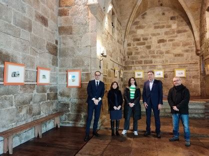 La exposición O Camiño ilustrado de Afundación y ABANCA en el Conc