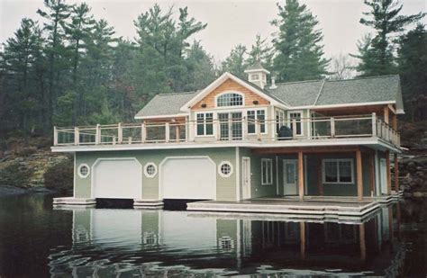 Lake Muskoka Boathouse Design And Build Fitzmaurice Bros Carpentry