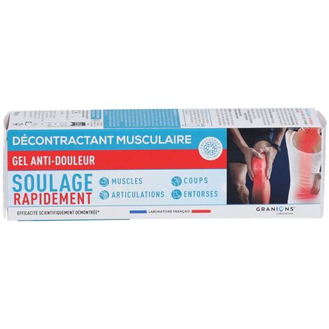 GRANIONS Décontractant Musculaire Gel Anti Douleur 100 ml Redcare