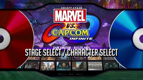 Stage Character Select Screen Marvel Vs Capcom Infinite Extended