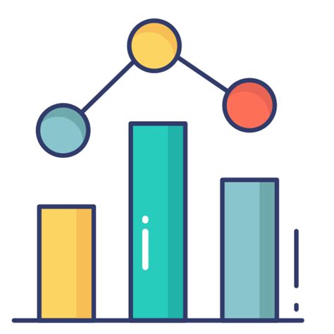 Graph Dinosoft Lineal Color Icon