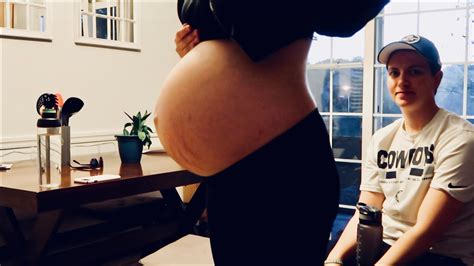 39 Weeks Pregnant Bumpdate Lesbian Pregnancy YouTube