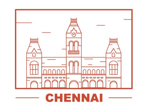 Chennai Central Railway Station by Ramakrishna V on Dribbble