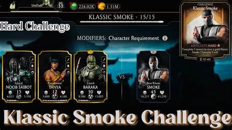 Klassic Smoke Hard Challenge Mk Mobile Walkthrough Gameplay