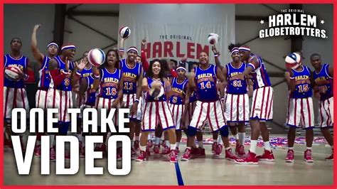 No Edits Harlem Globetrotters In One Take 2017 Harlem Globetrotters Youtube