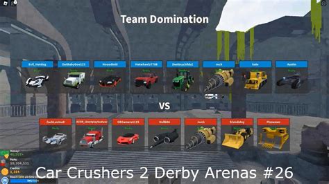 Car Crushers Derby Arenas Youtube