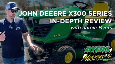 John Deere X300 Series Tractor In Depth Review Youtube