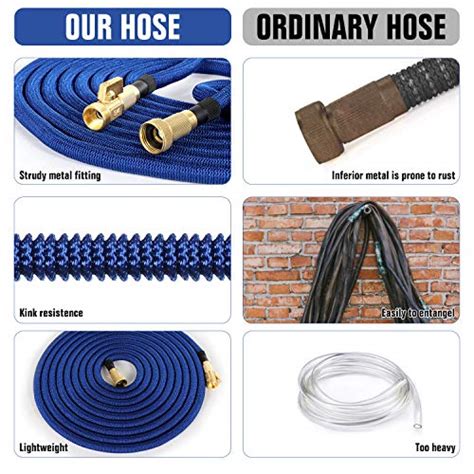 Ft Expandable Garden Hose Upgraded Lightweight Expanding Hose