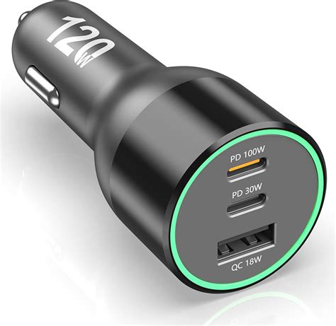 Zigarettenanzünder USB C 120W PD 100W PPS 45W 30W 12V 24V